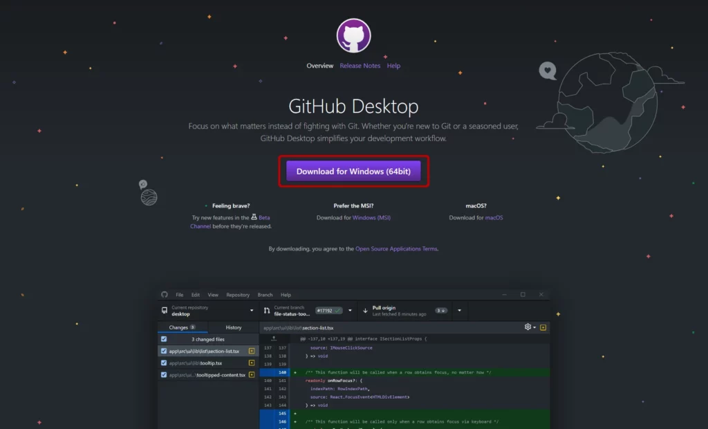 Download GitHub Desktop