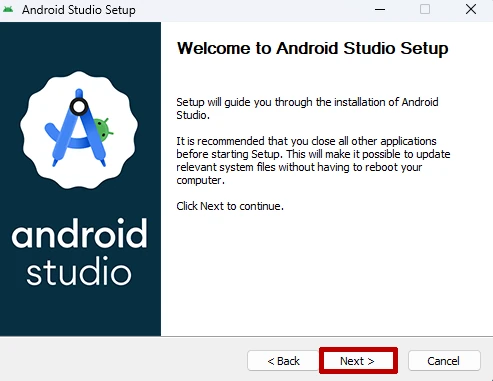 Android Studio Set Up Wizard